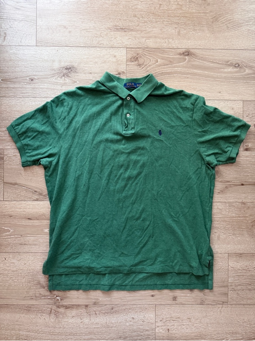 Polo by Ralph Lauren Forest Green Men’s Polo Shirt with Navy Logo